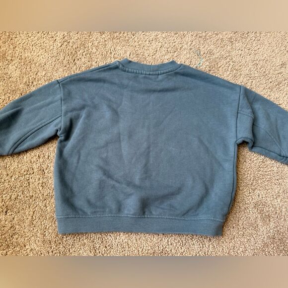 Zara Faded Blue Toddler Sweatshirt Size 2-3Y - Picture 2 of 4